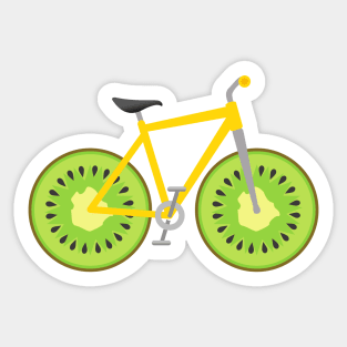 Kiwi Fruit Wheels Bike Sticker